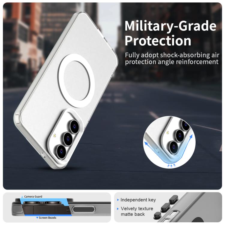 Custodia per telefono Candy Magsafe PC Hybrid TPU, For Samsung Galaxy S25 FE 5G, For Samsung Galaxy S25 Edge 5G, For Samsung Galaxy S25 5G