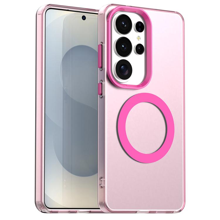 Custodia per telefono Candy Magsafe PC Hybrid TPU, For Samsung Galaxy S26+ 5G, For Samsung Galaxy S26 Ultra 5G, For Samsung Galaxy S26 5G