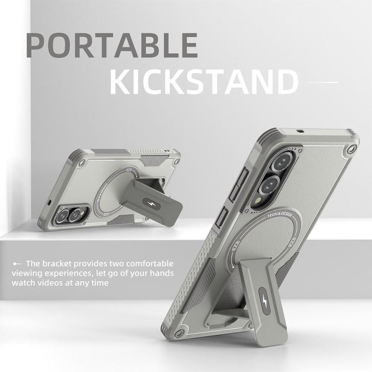 Custodia per telefono Armor MagSafe Holder PC Hybrid TPU