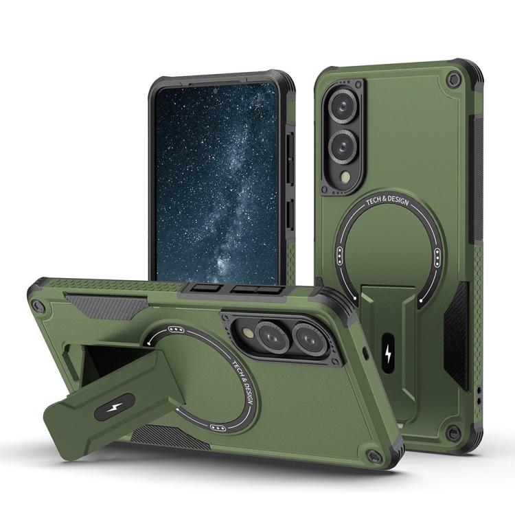 Custodia per telefono Armor MagSafe Holder PC Hybrid TPU