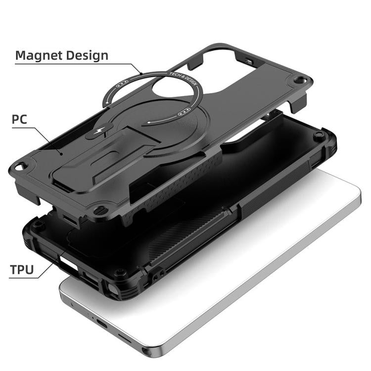 Custodia per telefono Armor MagSafe Holder PC Hybrid TPU