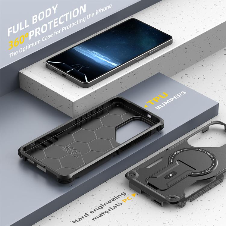 Custodia per telefono Armor MagSafe Holder PC Hybrid TPU