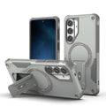 Custodia per telefono Armor MagSafe Holder PC Hybrid TPU, For Samsung Galaxy S26+ 5G, For Samsung Galaxy S26 Ultra 5G, For Samsung Galaxy S26 5G, For Samsung Galaxy S25 Edge 5G