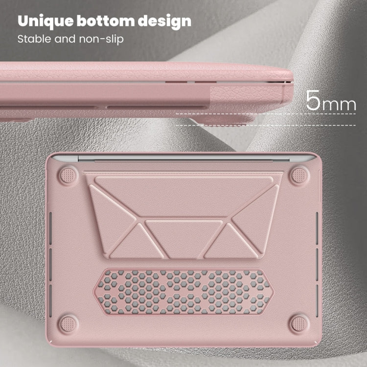Supporto magnetico aziendale per PC + custodia protettiva per laptop in PU, For MacBook Pro 13.3 inch M1 A2338, For MacBook Pro 14 inch A2918 / A2992, For MacBook Air 13.6 inch A3113 / A2681, For MacBook Air 15.3 inch A3114 / A2941���������������������...