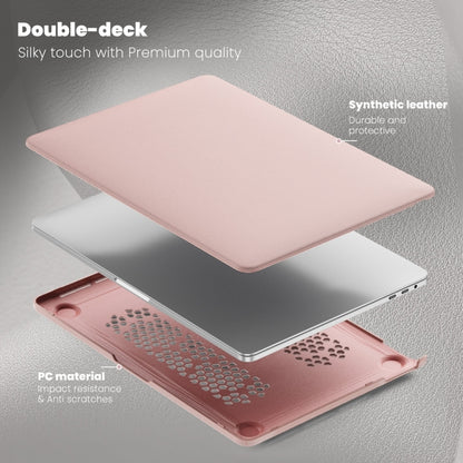 Supporto magnetico aziendale per PC + custodia protettiva per laptop in PU, For MacBook Pro 13.3 inch M1 A2338, For MacBook Pro 14 inch A2918 / A2992, For MacBook Air 13.6 inch A3113 / A2681, For MacBook Air 15.3 inch A3114 / A2941���������������������...