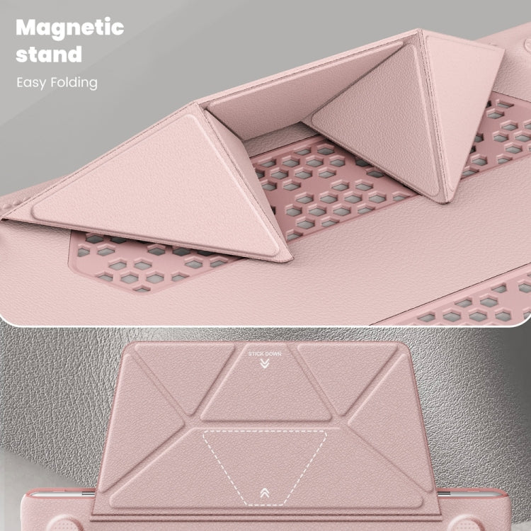 Supporto magnetico aziendale per PC + custodia protettiva per laptop in PU, For MacBook Pro 13.3 inch M1 A2338, For MacBook Pro 14 inch A2918 / A2992, For MacBook Air 13.6 inch A3113 / A2681, For MacBook Air 15.3 inch A3114 / A2941���������������������...