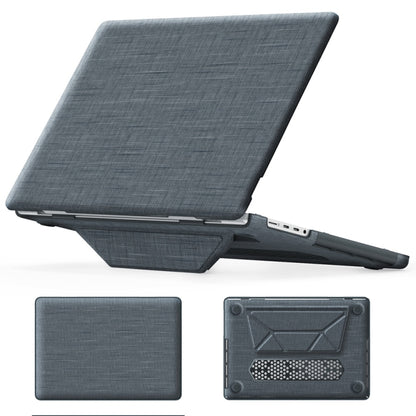 Custodia protettiva per laptop con supporto magnetico in tessuto, For MacBook Pro 13.3 inch M1 A2338, For MacBook Pro 14 inch A2918 / A2992, For MacBook Air 13.6 inch A3113 / A2681, For MacBook Air 15.3 inch A3114 / A2941�������������������������������...