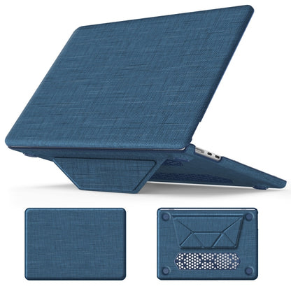 Custodia protettiva per laptop con supporto magnetico in tessuto, For MacBook Pro 13.3 inch M1 A2338, For MacBook Pro 14 inch A2918 / A2992, For MacBook Air 13.6 inch A3113 / A2681, For MacBook Air 15.3 inch A3114 / A2941�������������������������������...