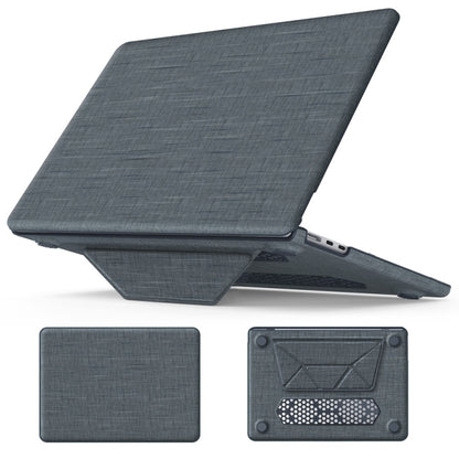 Custodia protettiva per laptop con supporto magnetico in tessuto, For MacBook Pro 13.3 inch M1 A2338, For MacBook Pro 14 inch A2918 / A2992, For MacBook Air 13.6 inch A3113 / A2681, For MacBook Air 15.3 inch A3114 / A2941�������������������������������...