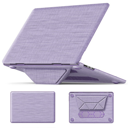 Custodia protettiva per laptop con supporto magnetico in tessuto, For MacBook Pro 13.3 inch M1 A2338, For MacBook Pro 14 inch A2918 / A2992, For MacBook Air 13.6 inch A3113 / A2681, For MacBook Air 15.3 inch A3114 / A2941�������������������������������...
