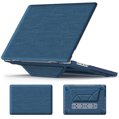Custodia protettiva per laptop con supporto magnetico in tessuto, For MacBook Pro 13.3 inch M1 A2338, For MacBook Pro 14 inch A2918 / A2992, For MacBook Air 13.6 inch A3113 / A2681, For MacBook Air 15.3 inch A3114 / A2941�������������������������������...