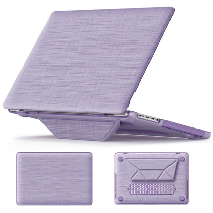 Custodia protettiva per laptop con supporto magnetico in tessuto, For MacBook Pro 13.3 inch M1 A2338, For MacBook Pro 14 inch A2918 / A2992, For MacBook Air 13.6 inch A3113 / A2681, For MacBook Air 15.3 inch A3114 / A2941�������������������������������...