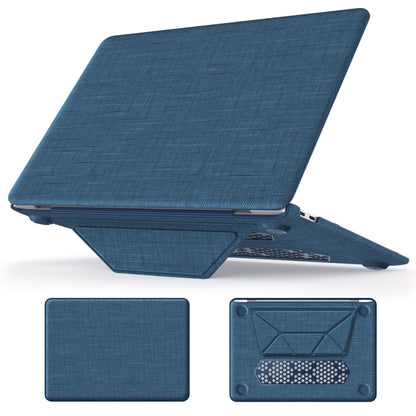 Custodia protettiva per laptop con supporto magnetico in tessuto, For MacBook Pro 13.3 inch M1 A2338, For MacBook Pro 14 inch A2918 / A2992, For MacBook Air 13.6 inch A3113 / A2681, For MacBook Air 15.3 inch A3114 / A2941�������������������������������...