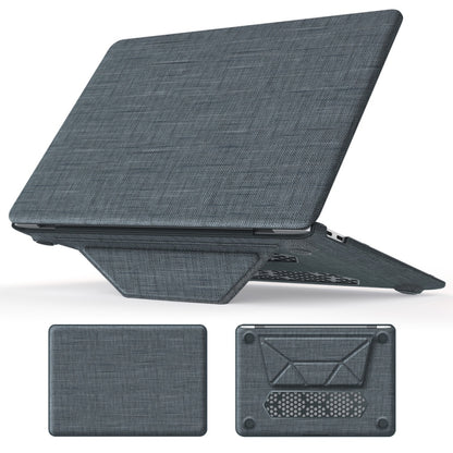 Custodia protettiva per laptop con supporto magnetico in tessuto, For MacBook Pro 13.3 inch M1 A2338, For MacBook Pro 14 inch A2918 / A2992, For MacBook Air 13.6 inch A3113 / A2681, For MacBook Air 15.3 inch A3114 / A2941�������������������������������...