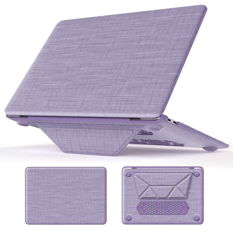 Custodia protettiva per laptop con supporto magnetico in tessuto, For MacBook Pro 13.3 inch M1 A2338, For MacBook Pro 14 inch A2918 / A2992, For MacBook Air 13.6 inch A3113 / A2681, For MacBook Air 15.3 inch A3114 / A2941�������������������������������...