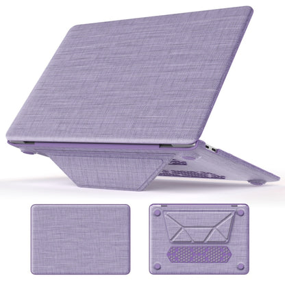 Custodia protettiva per laptop con supporto magnetico in tessuto, For MacBook Pro 13.3 inch M1 A2338, For MacBook Pro 14 inch A2918 / A2992, For MacBook Air 13.6 inch A3113 / A2681, For MacBook Air 15.3 inch A3114 / A2941�������������������������������...