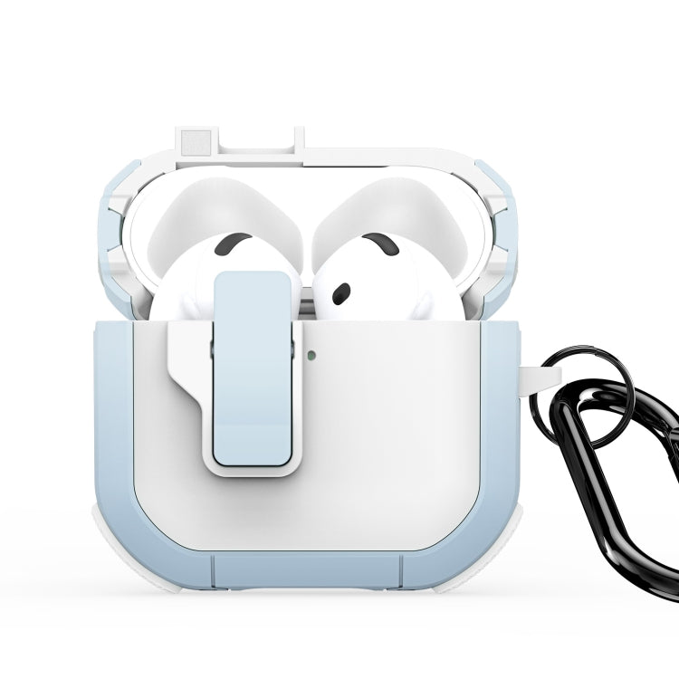 Custodia per auricolari divisi DUX DUCIS PECP Series con gancio, For AirPods 4, For AirPods Pro 2