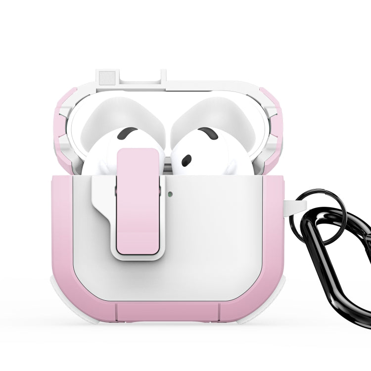Custodia per auricolari divisi DUX DUCIS PECP Series con gancio, For AirPods 4, For AirPods Pro 2
