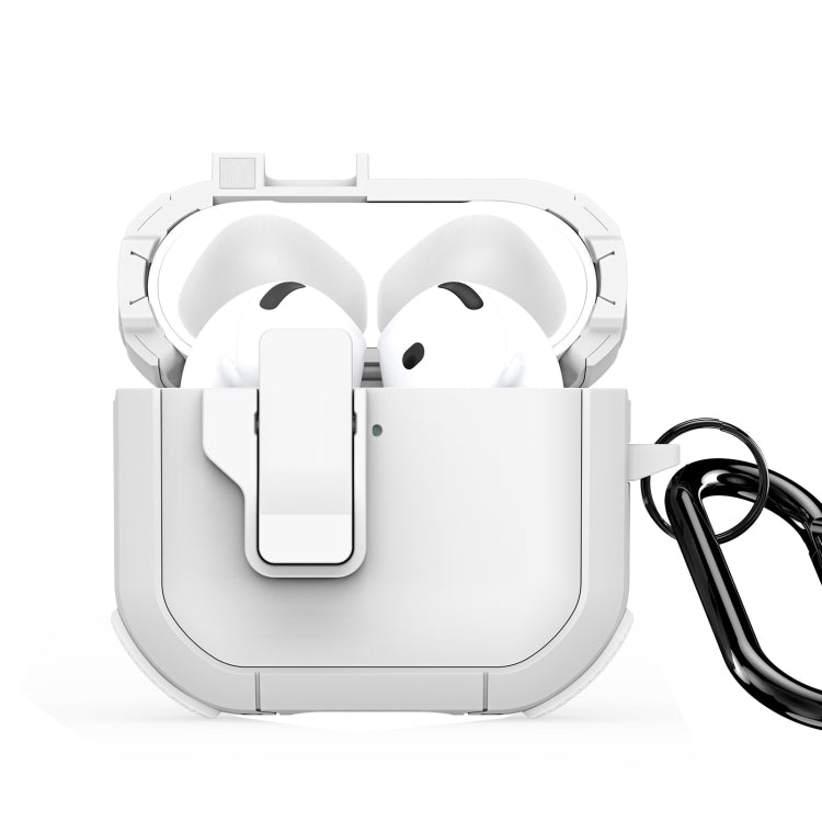 Custodia per auricolari divisi DUX DUCIS PECP Series con gancio, For AirPods 4, For AirPods Pro 2