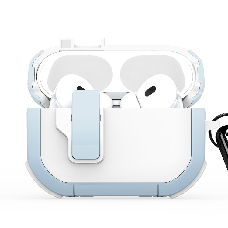 Custodia per auricolari divisi DUX DUCIS PECP Series con gancio, For AirPods 4, For AirPods Pro 2