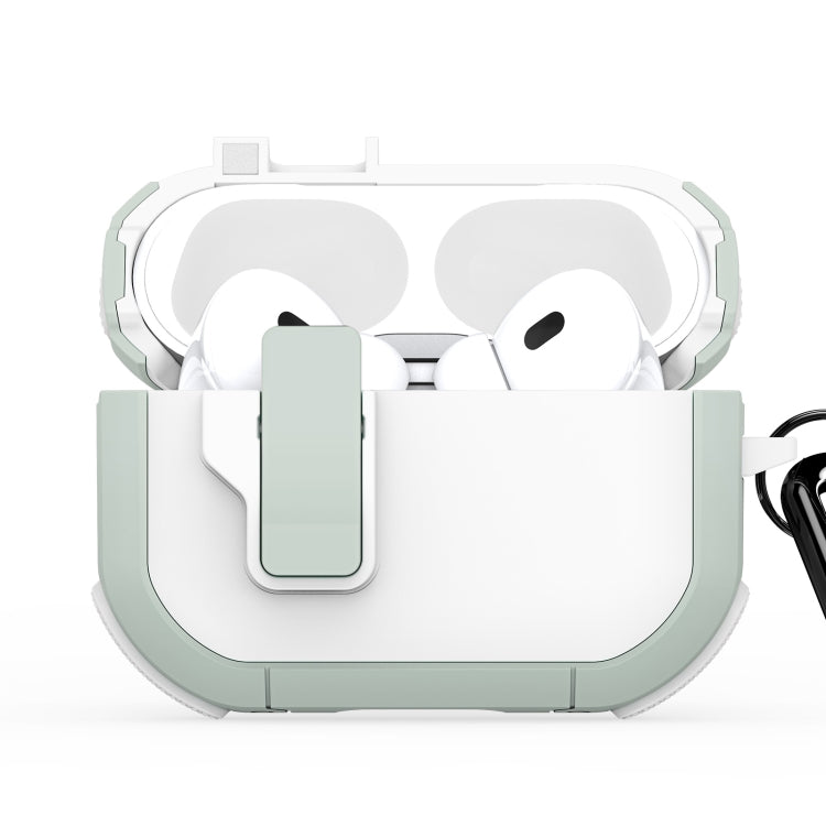 Custodia per auricolari divisi DUX DUCIS PECP Series con gancio, For AirPods 4, For AirPods Pro 2