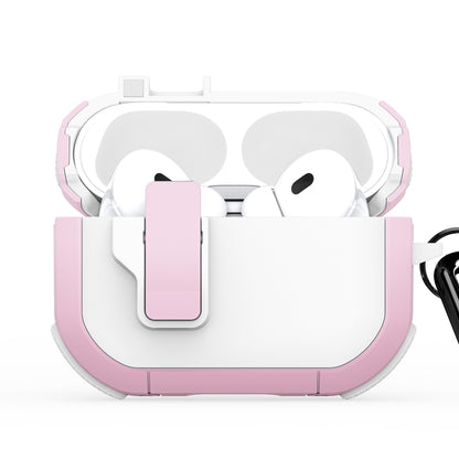 Custodia per auricolari divisi DUX DUCIS PECP Series con gancio, For AirPods 4, For AirPods Pro 2