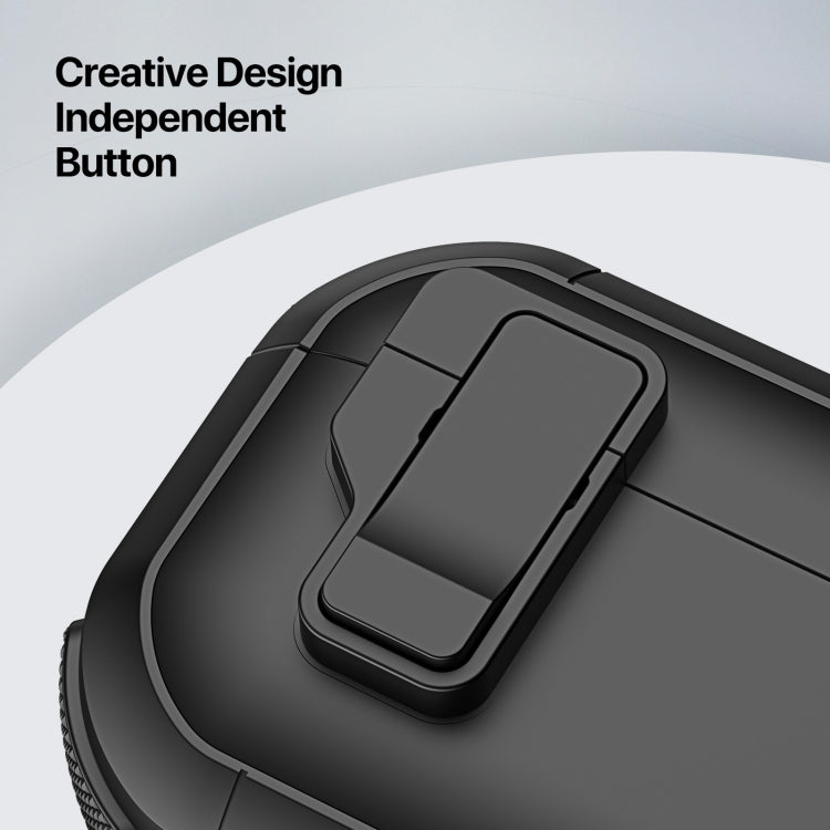 Custodia per auricolari divisi DUX DUCIS PECP Series con gancio, For AirPods 4, For AirPods Pro 2