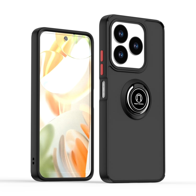 Custodia per telefono Q Shadow 1 Series TPU + PC con anello