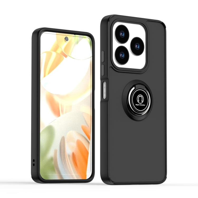 Custodia per telefono Q Shadow 1 Series TPU + PC con anello