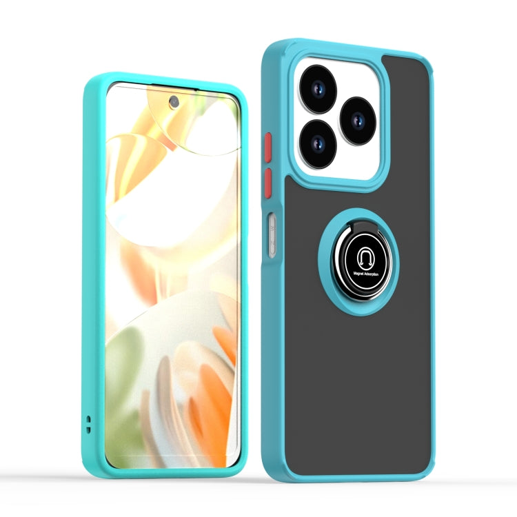 Custodia per telefono Q Shadow 1 Series TPU + PC con anello