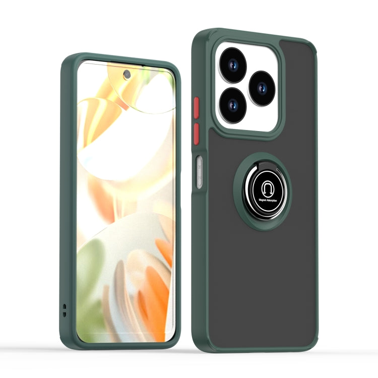 Custodia per telefono Q Shadow 1 Series TPU + PC con anello