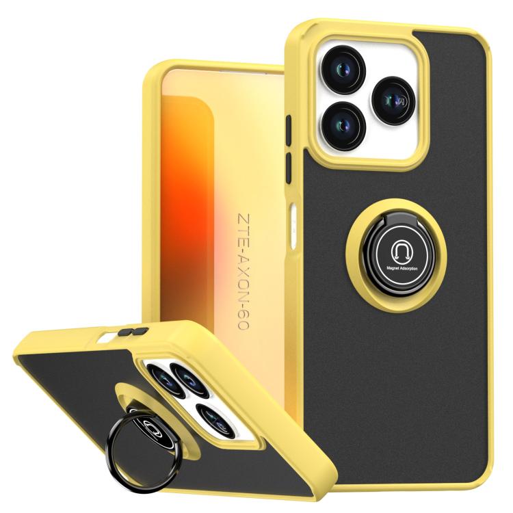 Custodia per telefono Q Shadow 1 Series TPU + PC con anello
