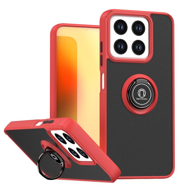 Custodia per telefono Q Shadow 1 Series TPU + PC con anello