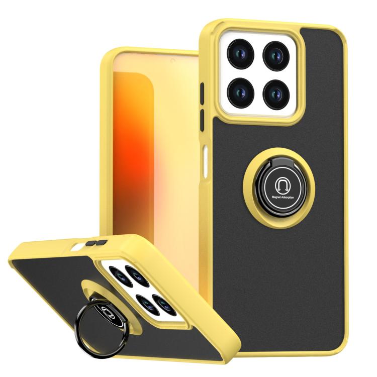 Custodia per telefono Q Shadow 1 Series TPU + PC con anello