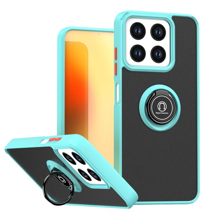 Custodia per telefono Q Shadow 1 Series TPU + PC con anello