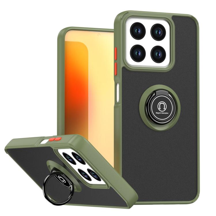 Custodia per telefono Q Shadow 1 Series TPU + PC con anello