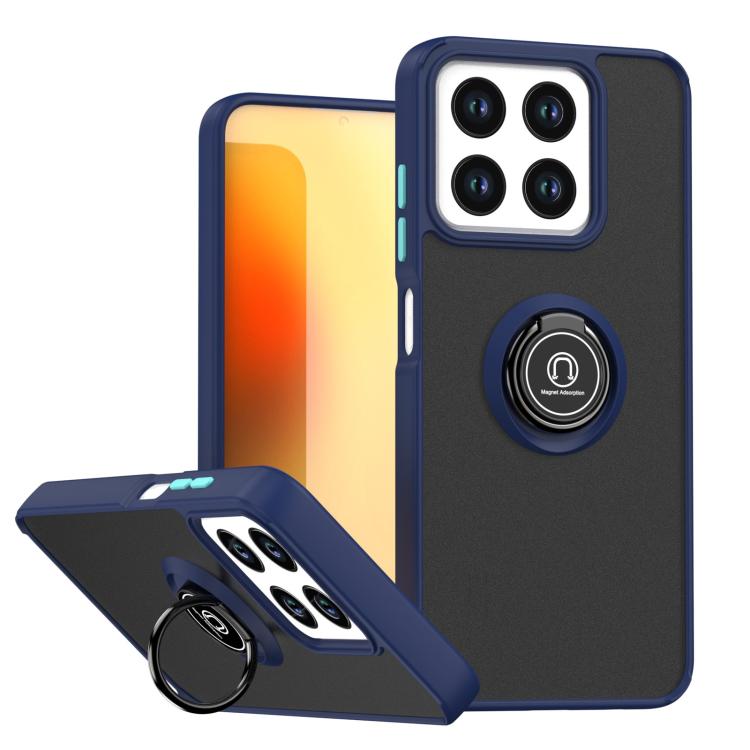 Custodia per telefono Q Shadow 1 Series TPU + PC con anello