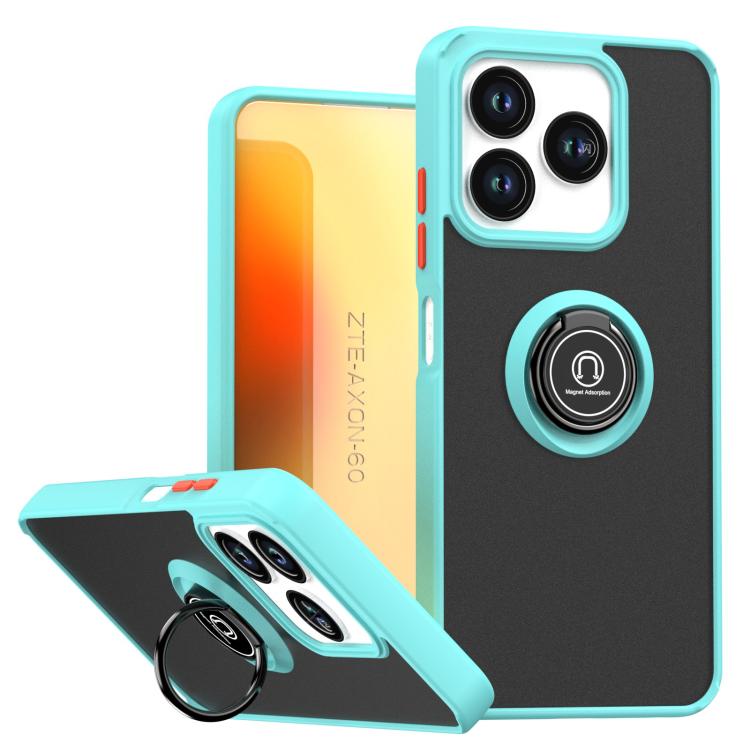 Custodia per telefono Q Shadow 1 Series TPU + PC con anello