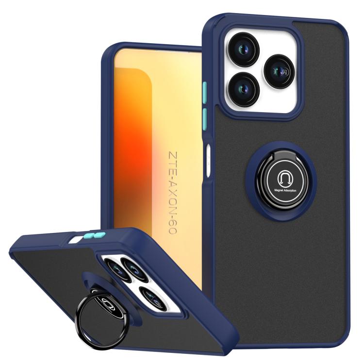 Custodia per telefono Q Shadow 1 Series TPU + PC con anello