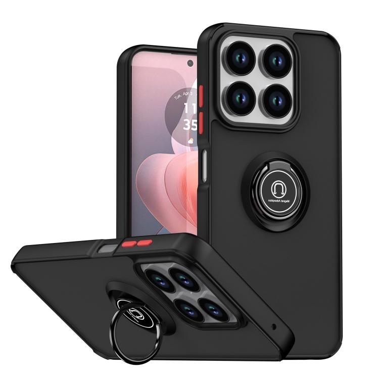 Custodia per telefono Q Shadow 1 Series TPU + PC con anello