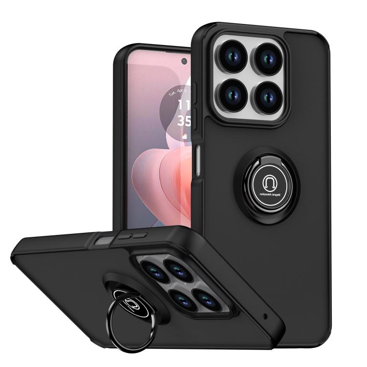 Custodia per telefono Q Shadow 1 Series TPU + PC con anello