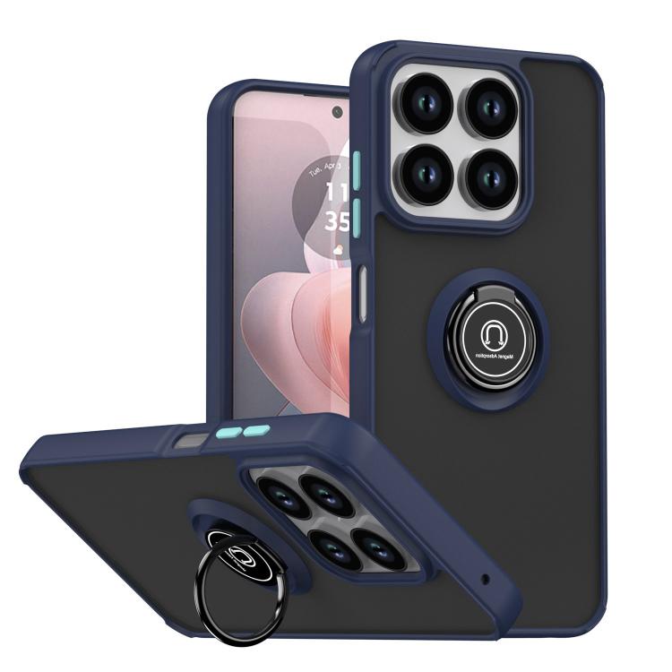 Custodia per telefono Q Shadow 1 Series TPU + PC con anello