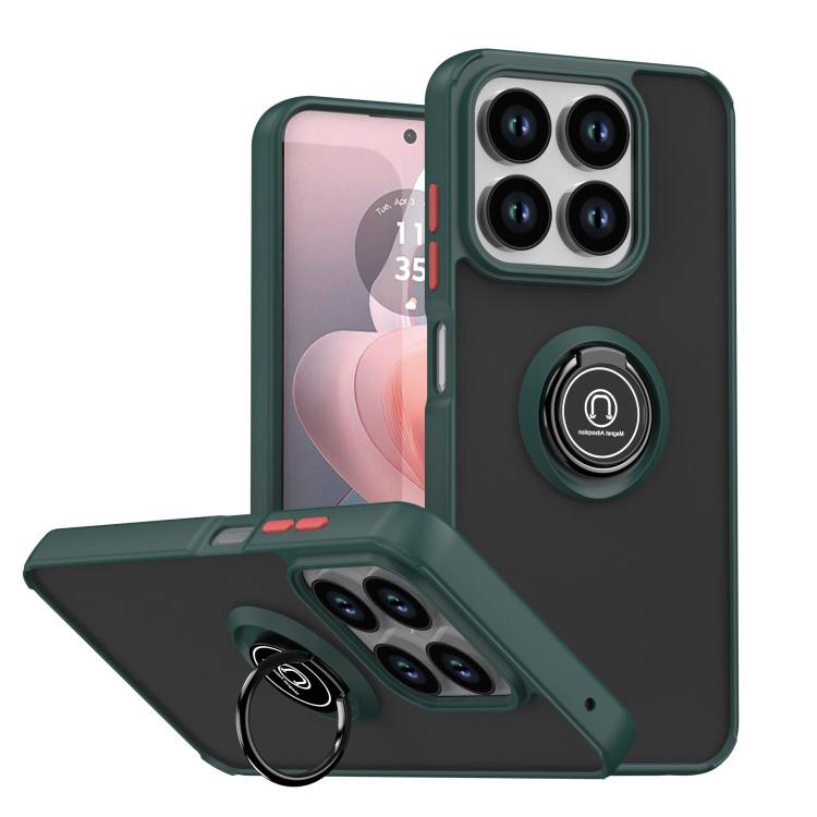 Custodia per telefono Q Shadow 1 Series TPU + PC con anello