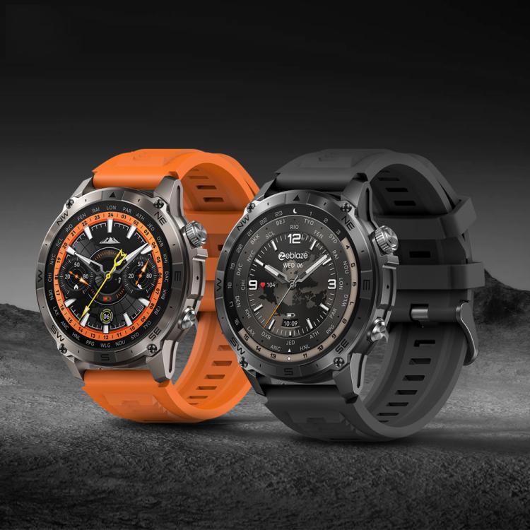 Zeblaze Stratos 2 Plus 1.43 pollici Schermo 3 ATM Salute e Fitness GPS Smart Watch, Stratos 2 Plus
