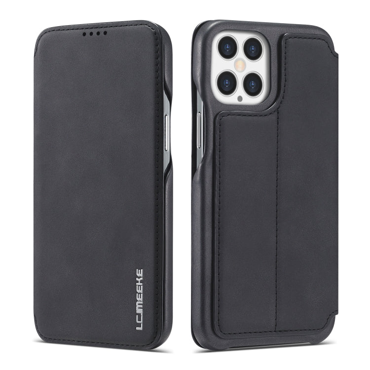 LC.IMEEKE Hon Ancient Series Custodia orizzontale in pelle a conchiglia con supporto e slot per schede, For iPhone 12 mini, For iPhone 12 / 12 Pro, For iPhone 12 Pro Max