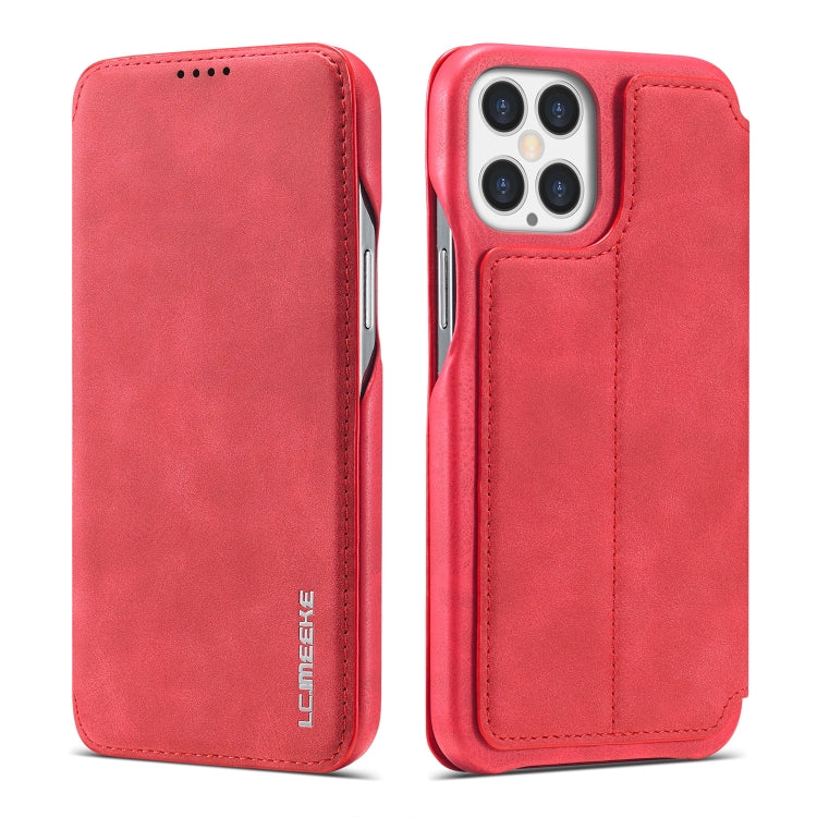 LC.IMEEKE Hon Ancient Series Custodia orizzontale in pelle a conchiglia con supporto e slot per schede, For iPhone 12 mini, For iPhone 12 / 12 Pro, For iPhone 12 Pro Max
