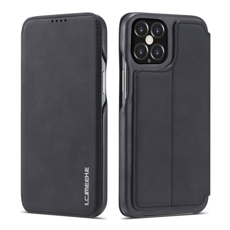 LC.IMEEKE Hon Ancient Series Custodia orizzontale in pelle a conchiglia con supporto e slot per schede, For iPhone 12 mini, For iPhone 12 / 12 Pro, For iPhone 12 Pro Max