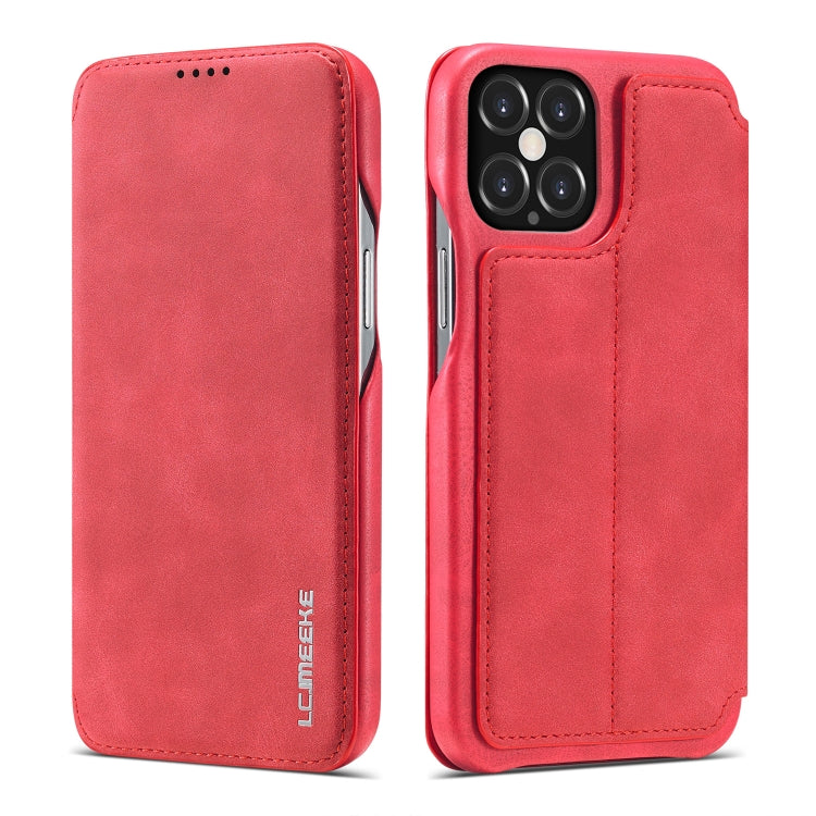 LC.IMEEKE Hon Ancient Series Custodia orizzontale in pelle a conchiglia con supporto e slot per schede, For iPhone 12 mini, For iPhone 12 / 12 Pro, For iPhone 12 Pro Max