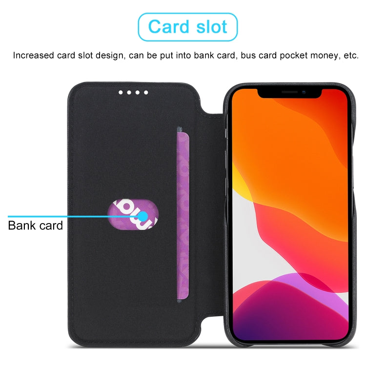 LC.IMEEKE Hon Ancient Series Custodia orizzontale in pelle a conchiglia con supporto e slot per schede, For iPhone 12 mini, For iPhone 12 / 12 Pro, For iPhone 12 Pro Max