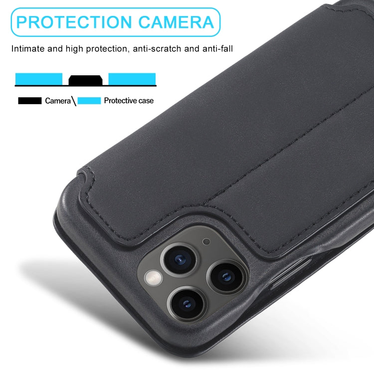 LC.IMEEKE Hon Ancient Series Custodia orizzontale in pelle a conchiglia con supporto e slot per schede, For iPhone 12 mini, For iPhone 12 / 12 Pro, For iPhone 12 Pro Max